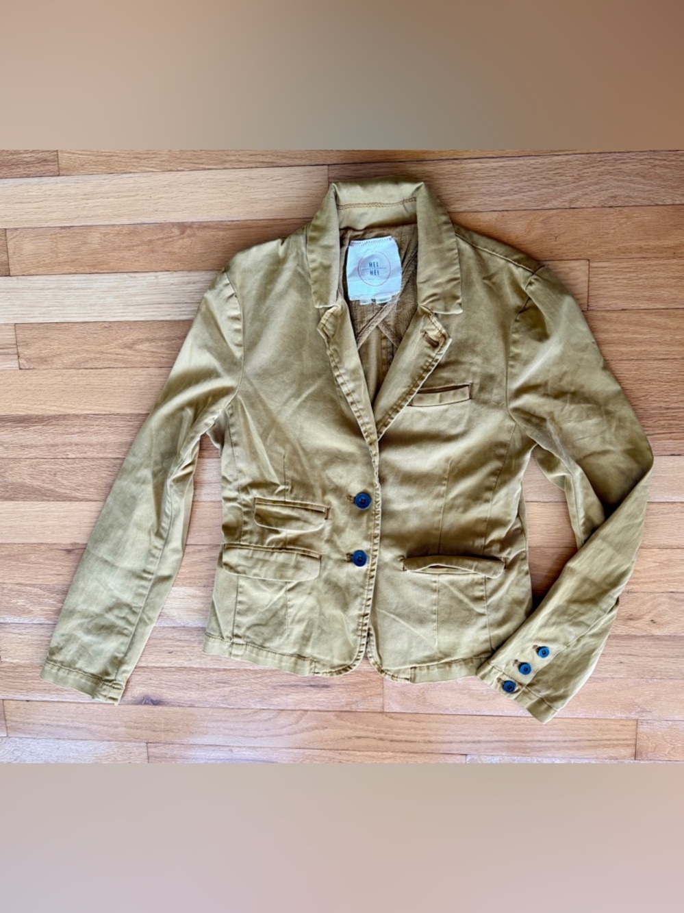 Hei Hei khaki Women's Blazer Jacket NWOT women’s size XS Anthropologie